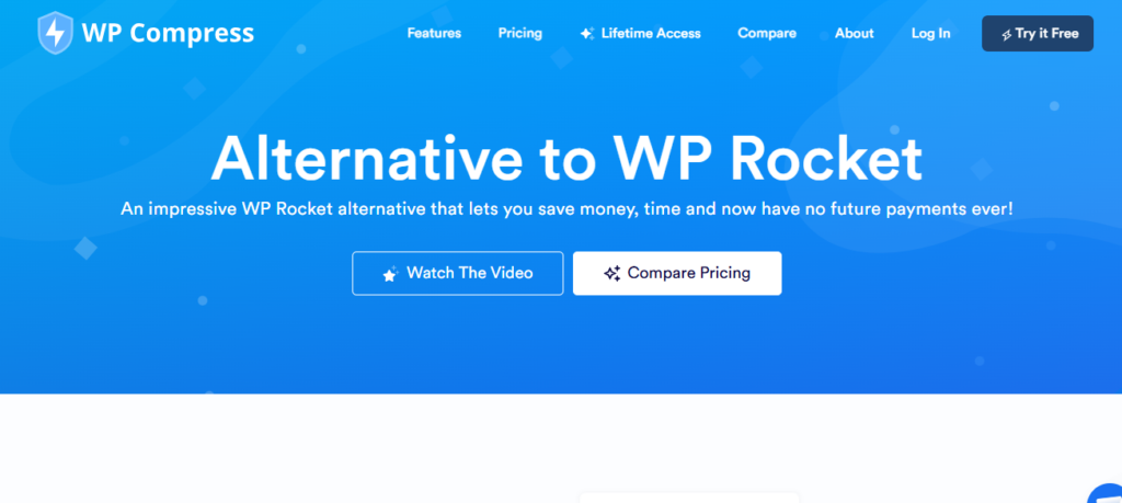 WP Rocket Alternative Page