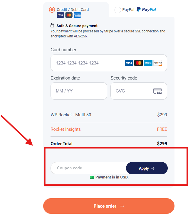 wp rocket coupon code